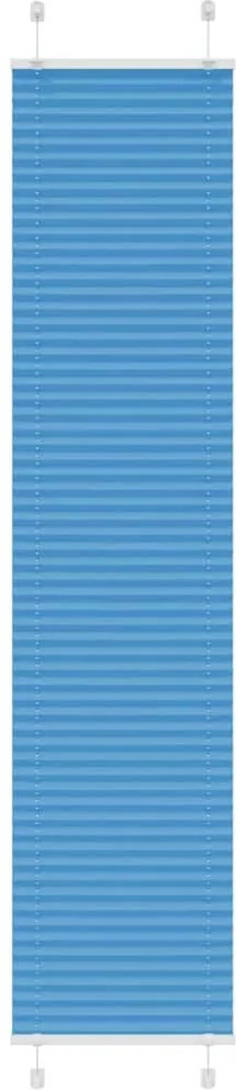 vidaXL pliszírozott redőny kék 45x200 cm Szövetszélesség 44,4 cm