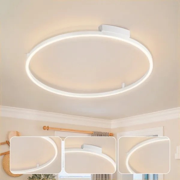 BRILAGI - PORTOFINO LED dimmelhető lámpatest, LED/60W/230V, Ø 80 cm, fehér + távirányító