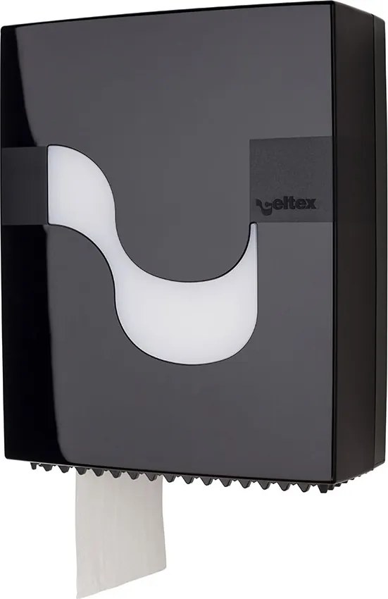 Celtex Megamini WC-papír adagoló Mini Jumbo típus Fekete