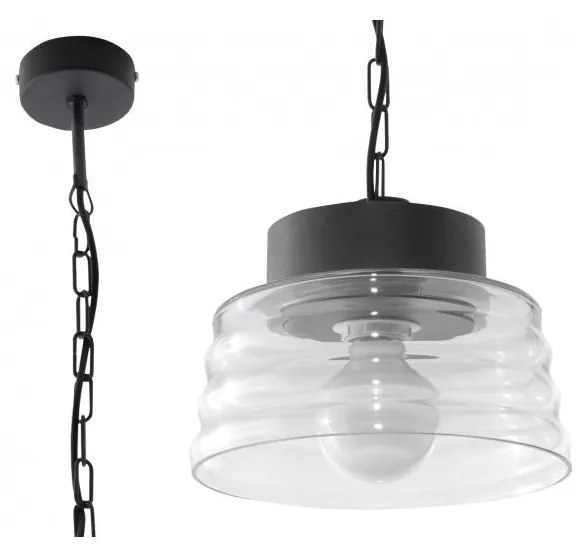 Csillár láncon MARINA 1xE27/60W/230V