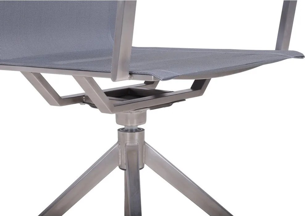 Szürke fém kerti szék Salida – Garden Pleasure