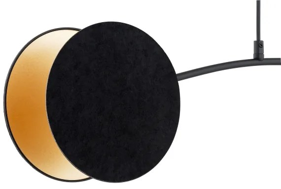 Csillár zsinóron MOTIF 2xE27/15W/230V fekete