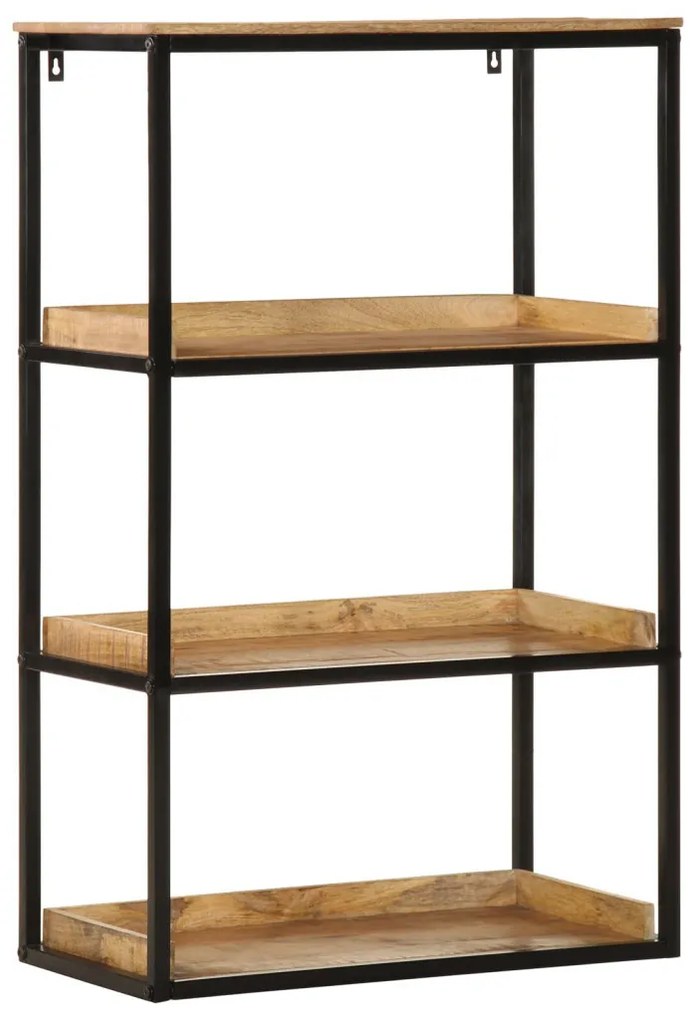 Könyvespolc 70x35x110 cm Tömör fa rusztikus mangóból