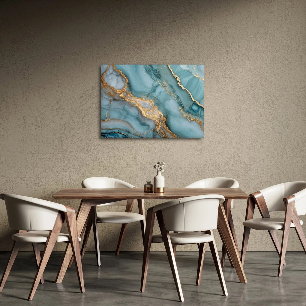 Kép - Türkiz márvány (70x50 cm)