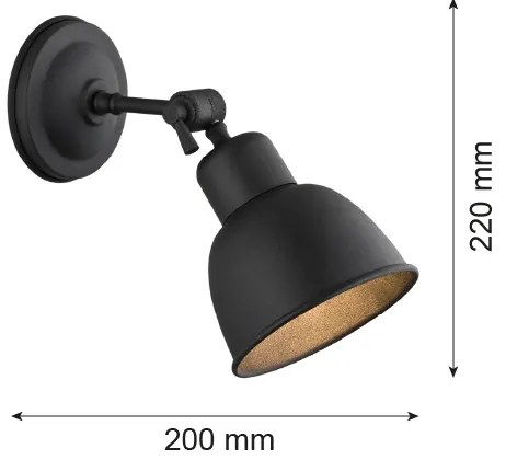Argon 3185 - Fali lámpa EUFRAT 1xE27/60W/230V