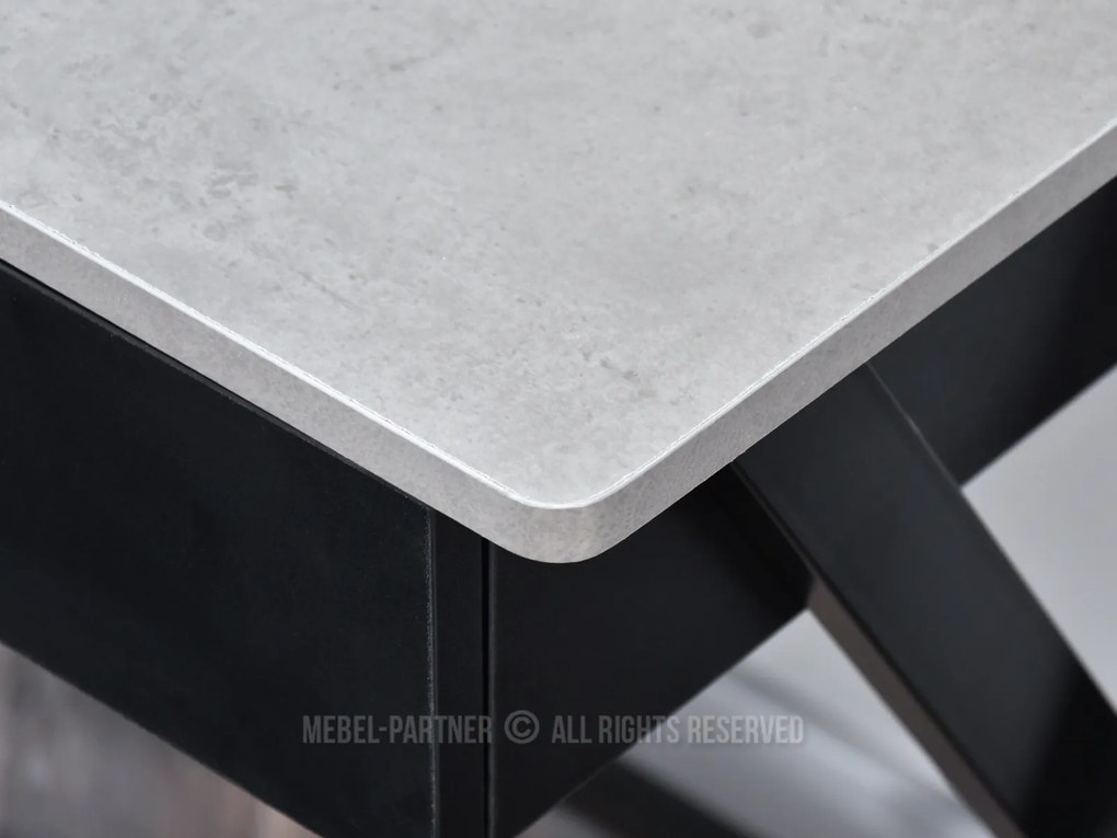 PC asztal Aspart (beton + fekete). 1109724