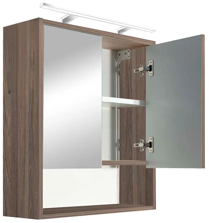 Luna 60 felső tükrös szekrény, Rauna szil