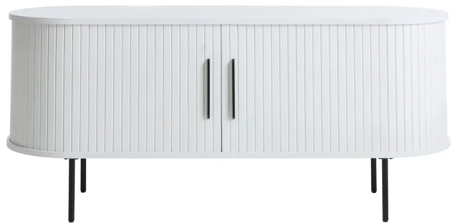 Fehér TV-állvány 120x56x40 cm Nola – Unique Furniture