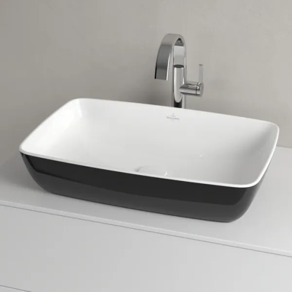 Villeroy & Boch 417258BCT8 - ARTIS pultba ültethető mosdó 58x38,5 cm kerámia/fekete