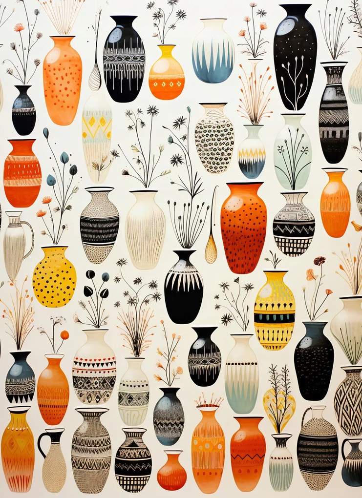 Poszter 40x55cm Vázák szimfóniája