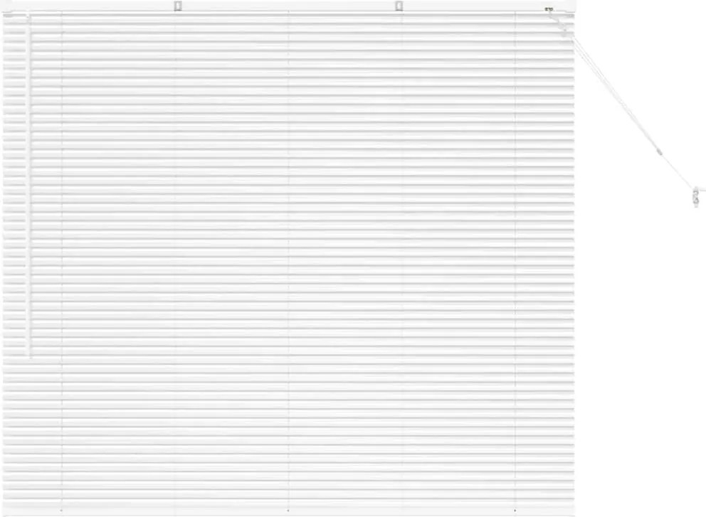 vidaXL Zsalugáter Redőnyök Fehér 130 x 140 cm Alumínium
