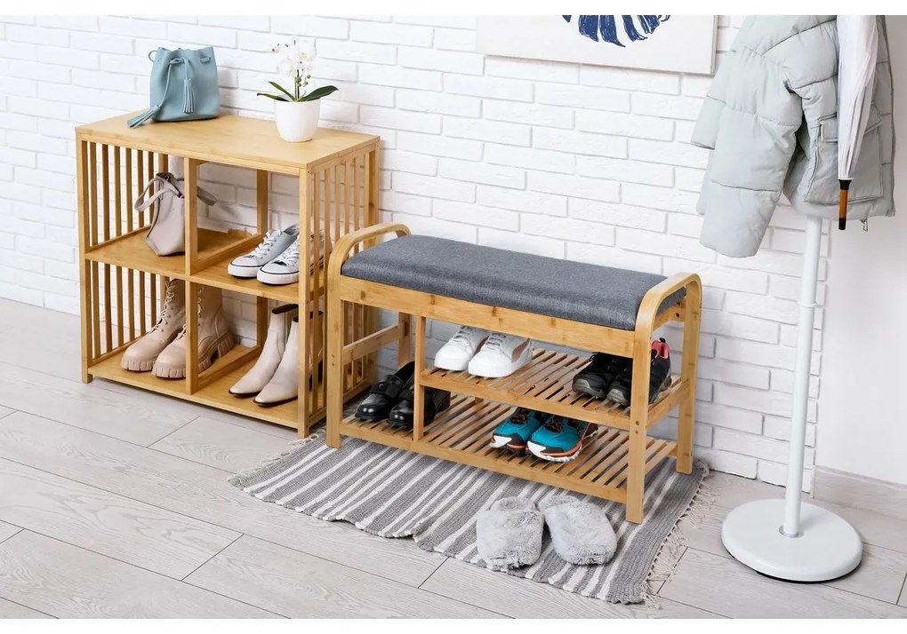 G21 Bambusz cipőtartó