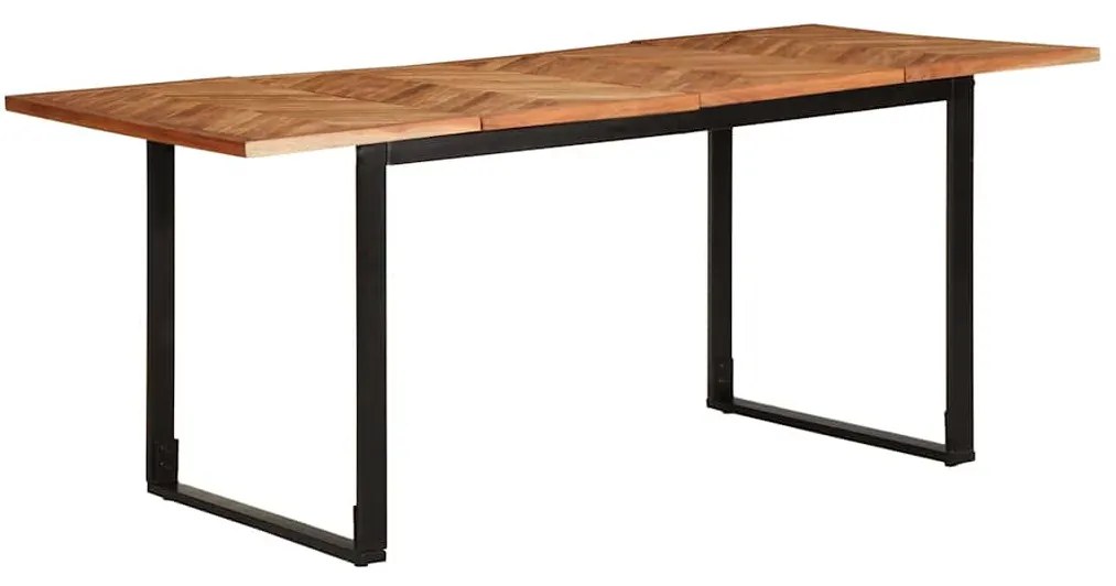 tömör akácfa étkezőasztal 180 x 90 x 75 cm