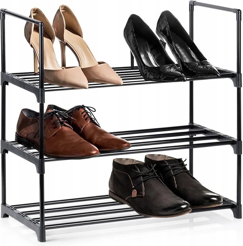 Cipőtartó polc cipőtartó állvány szekrény rendszerező 3 szintes emeletes