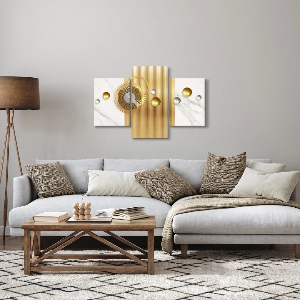 Kép - Gyöngyök márványon (90x60 cm)
