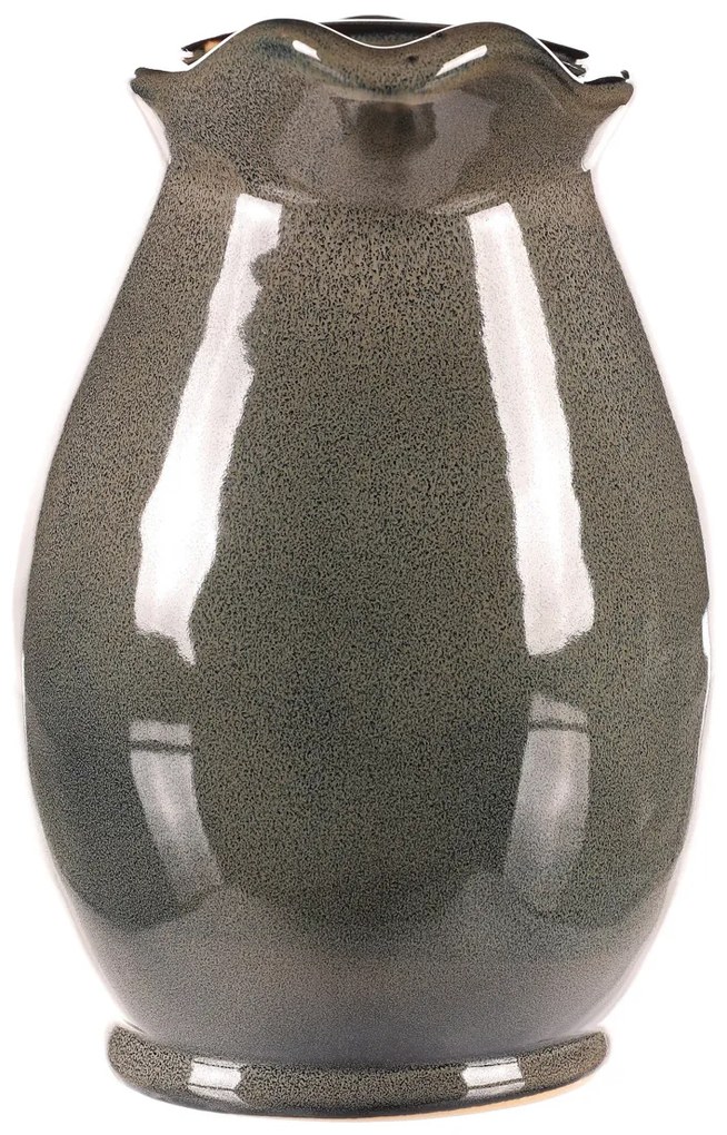 Kerámia kancsó szürke, 15 x 16 x 23 cm, közepes, 23 cm