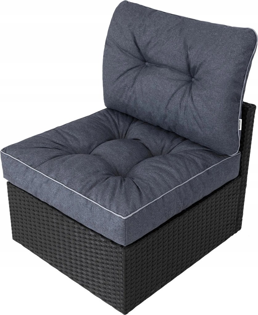 technorattan kanapé ülőpárna 70x70x42