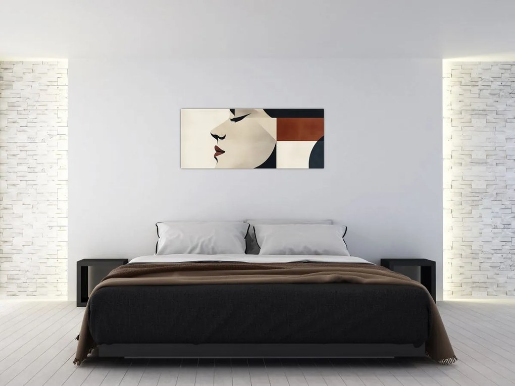 Kép - Nő profilból (120x50 cm)
