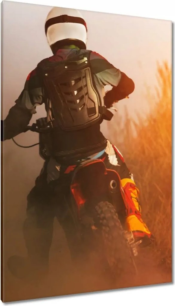 Vászonkép 80x120 Motocross Motorkerékpár Motor