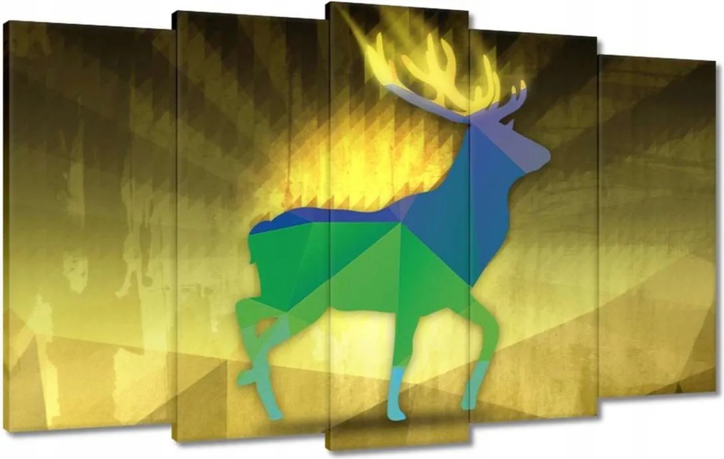 Festmények 100x60 Felszarvazott modern grafika