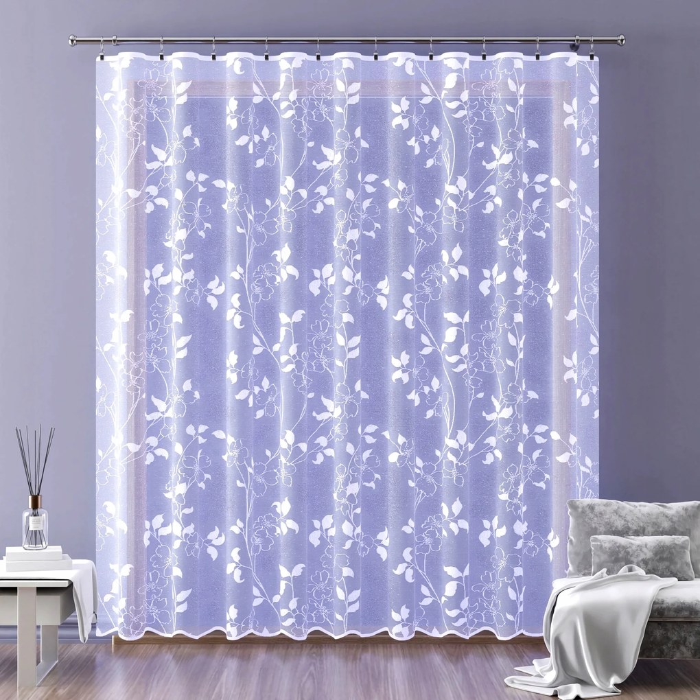 Jacquard függöny mintás 115106, 200x200cm egyenes (kész) szegéllyel