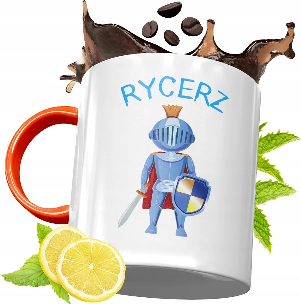 Narancssárga Bögre Gyerekeknek Gyereknapra, fényképes nyomattal