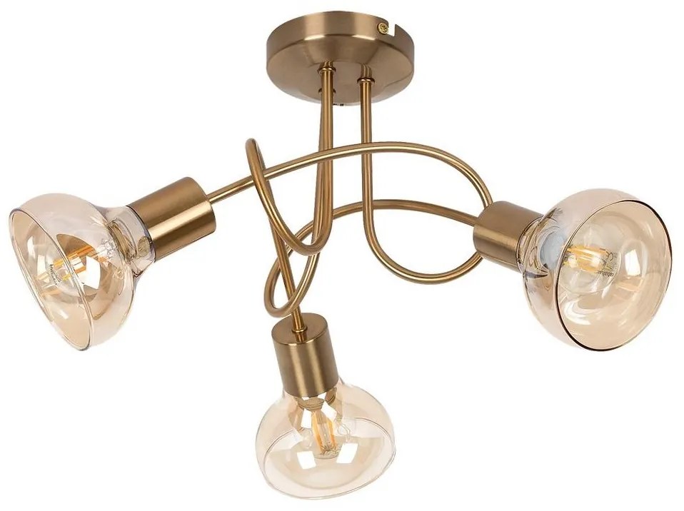 Rabalux 5548 - Csillár HOLLY 3xE14/40W/230V arany