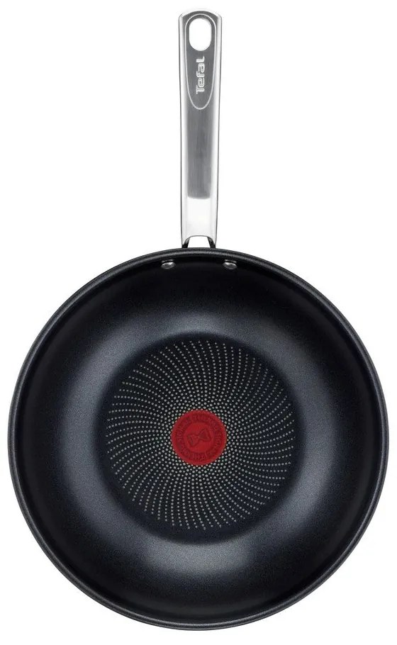 Wok rozsdamentes acél serpenyő tapadásmentes felülettel ø 28 cm Intuition B8171944 – Tefal
