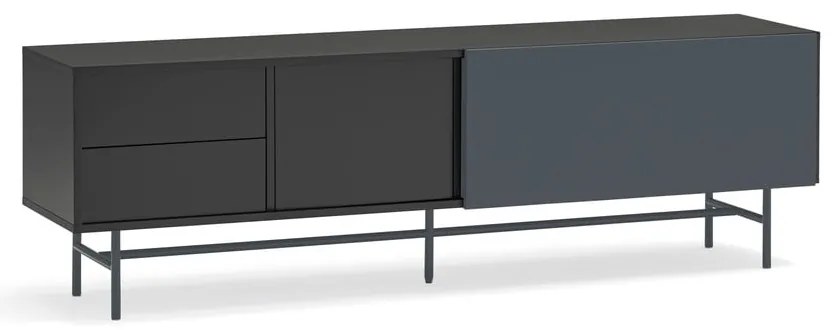 Fekete-antracitszürke TV-állvány 180x56 cm Nube – Teulat
