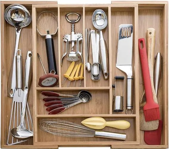 Bamboo drawer insert/organizer Ruhhy 19189
