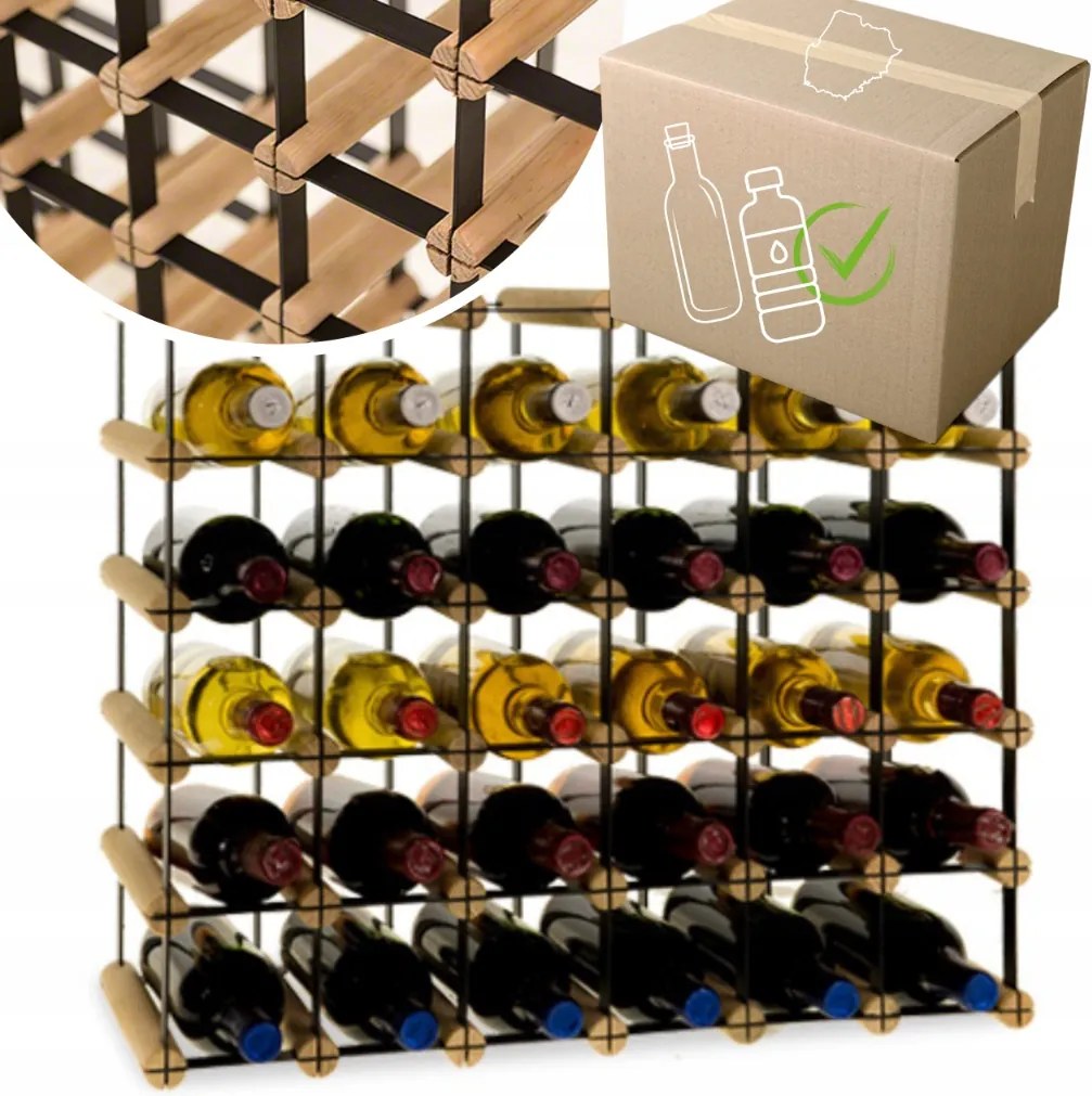 Bortartó állvány bortartó állvány Pet palacktartó szekrény nagy 30cipő Eko