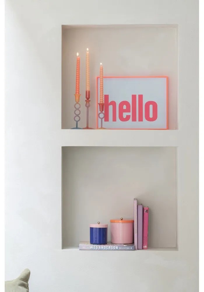 Üveg gyertyatartó Duo Colores – PT LIVING