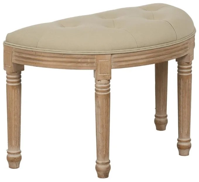 Bézs-natúr színű pad Royal – Ixia