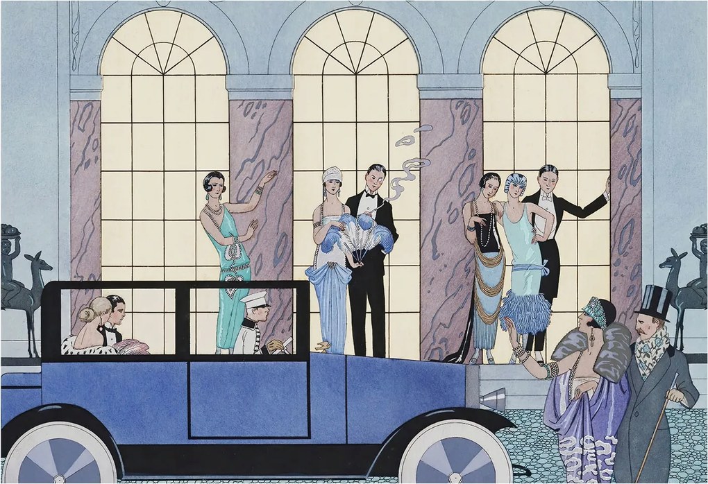 Fotótapéta Flizelin Fal konyhába nappaliba Hálószoba Art deco 152x104