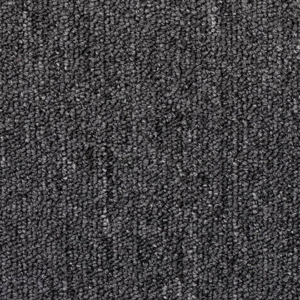 15 darab antracitszürke lépcsőszőnyeg 65 x 24 x 4 cm