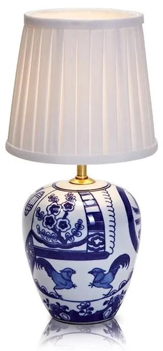 Goteborg kék-fehér asztali lámpa, magasság 33 cm - Markslöjd