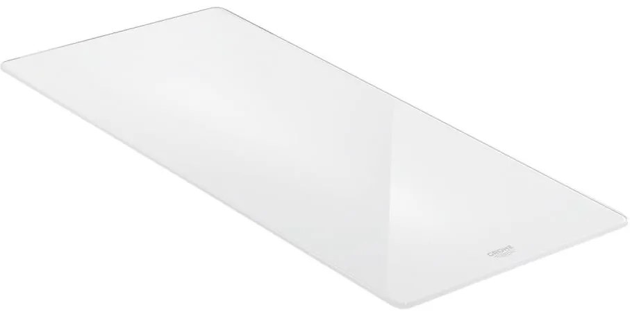 GROHE 40787L00 - Átlátszó üvegpolc 490 × 240 × 19 mm