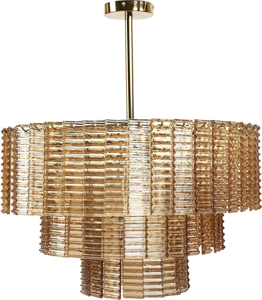 Toolight Toollight, függesztett mennyezeti lámpa 8xE14, APP1677-8CP, aranybarna, OSW-09312