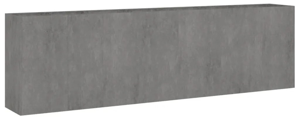 corten acél kerti magaságyás 280x40x80 cm