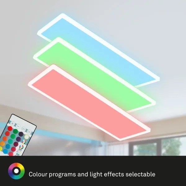 Briloner 7404-016 - LED RGBW dimmelhető felületre szerelhető LED/22W/230V 4000K + távirányító