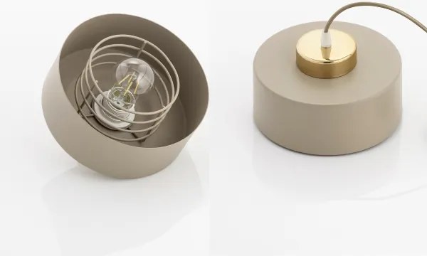 BRILAGI - Felületre szerelhető csillár SPRING 1xE27/60W/230V Ø 20 cm bézs/arany