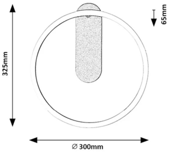 Rabalux 71010 - TUMNUS LED fali lámpa 14W 230V 3000K