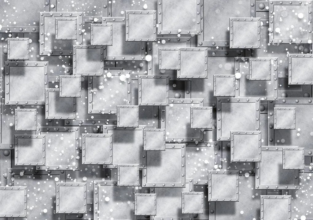 Fotótapéta - Szürke absztrakció (152,5x104 cm)