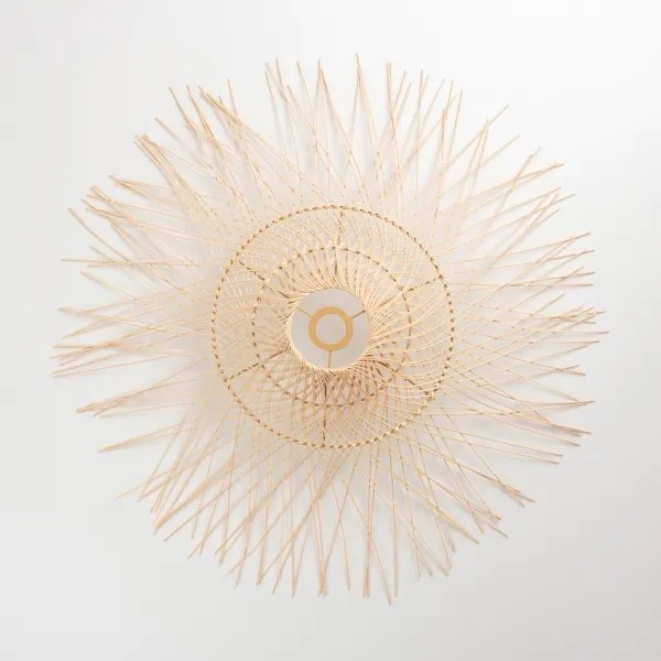 Brilagi - LED felületre szerelhető csillár CERIA BOHO 1xE27/40W/230V átm. 100 cm bambusz