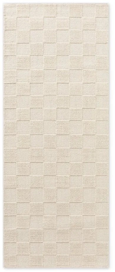 Krémszínű kézi szövésű gyapjú futószőnyeg 80x200 cm Scala – Villeroy&amp;Boch