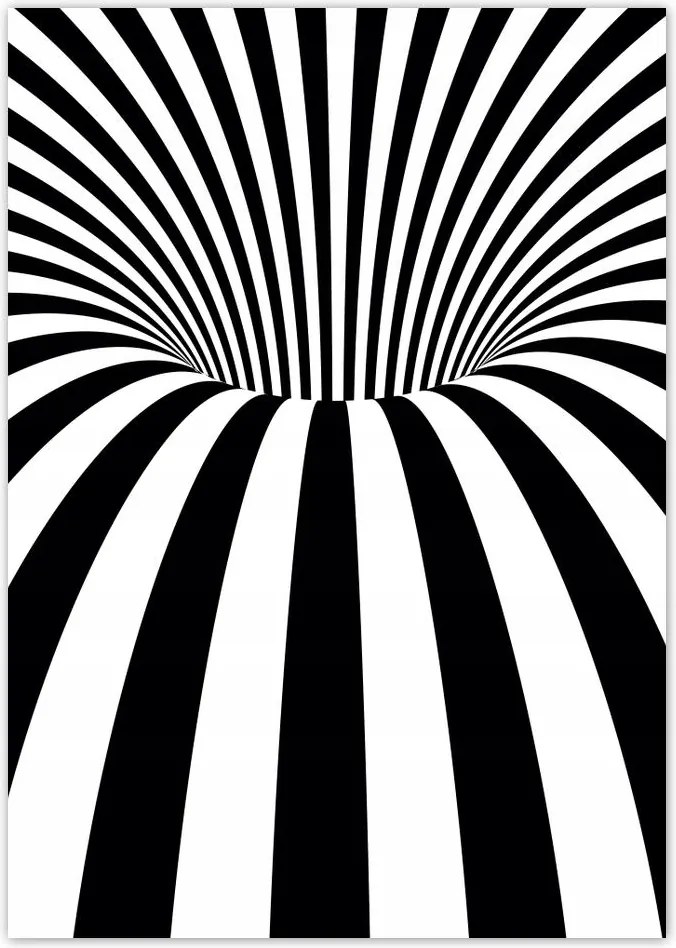 Poszterek A4 Pion Absztrakt fekete-fehér