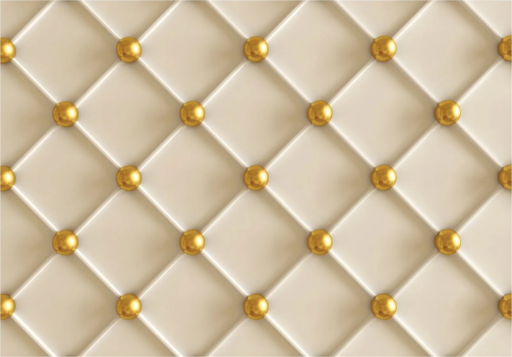 Fotótapéta Arany rombusz ékezetek háló 368x254 luxus elegancia otthon +ragasztó