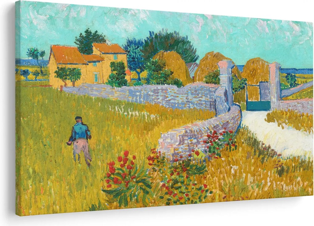 Kép - Vincent van Gogh, Farmhouse in Provence, reprodukciók (90x60 cm)