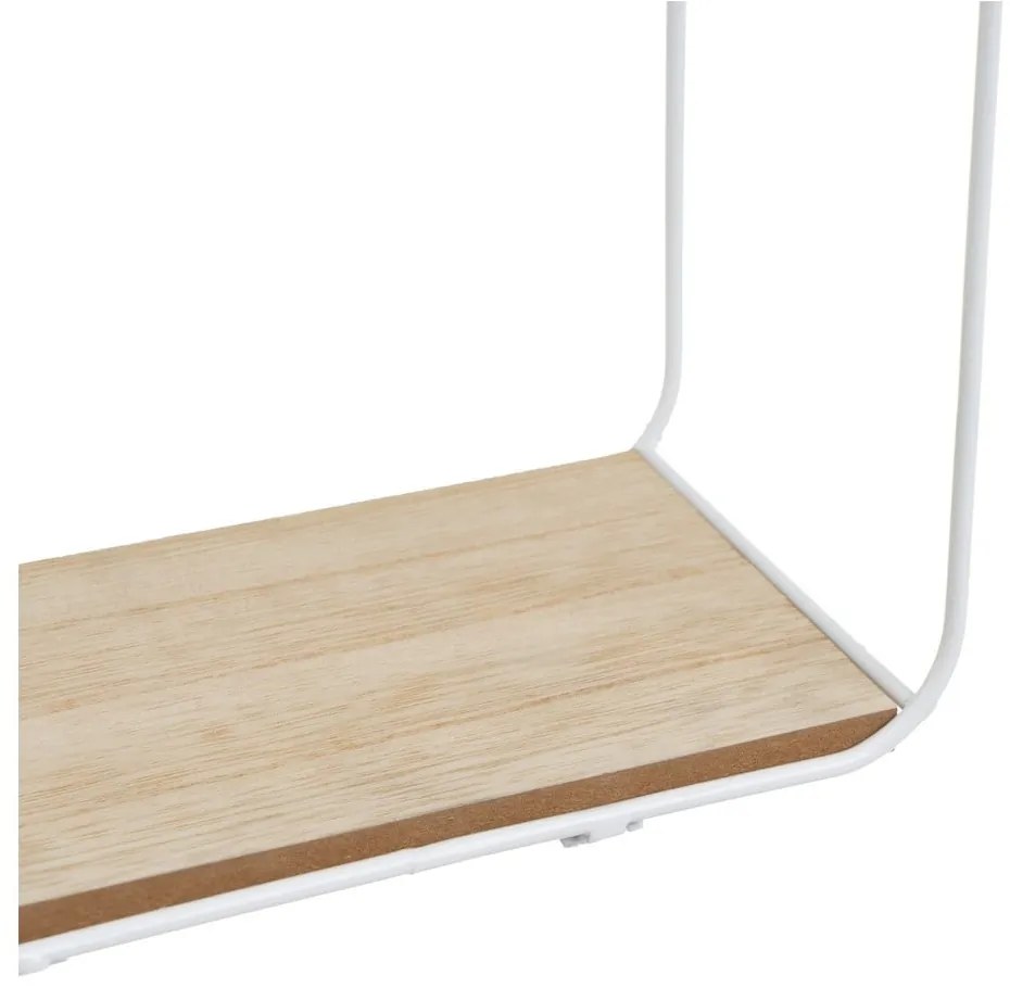 Fehér-natúr színű polc készlet 2 db-os 21 cm – Casa Selección