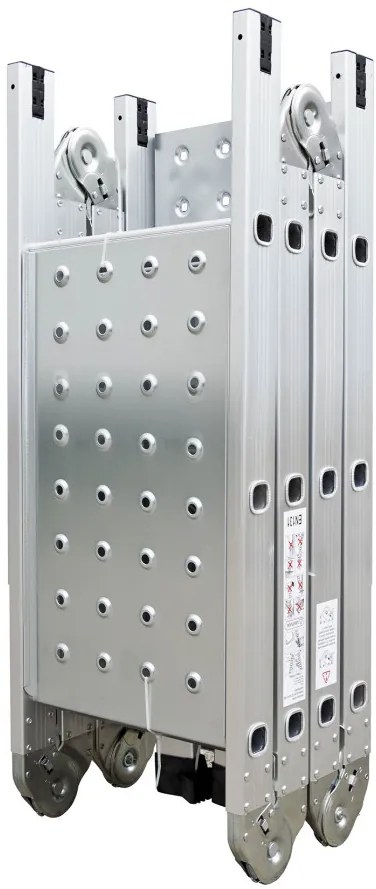 G21 GA-SZ-4x3-3,7M többfunkciós ALUMINIUM létra + dobogó